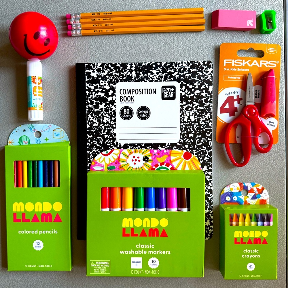 School Supply 10 item Bundle | All NEW | Free Gift
